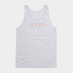 Pastel Rainbow Lucky Horseshoe w/ Sparkles Tank Top